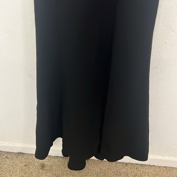 BHLDN Juliana High-Neck Side-Slit Stretch Crepe Maxi Dress - Picture 5 of 6